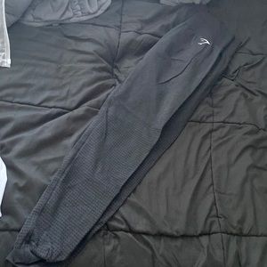 GYMSHARK Large Black Marl Viral Seamless 2.0 Leggings